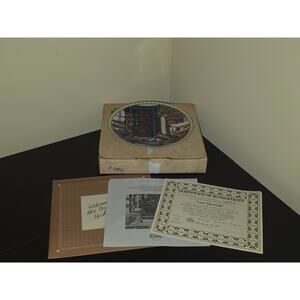 Knowles‎ Cozy Country Corners Lazy Morning Collectible Plate